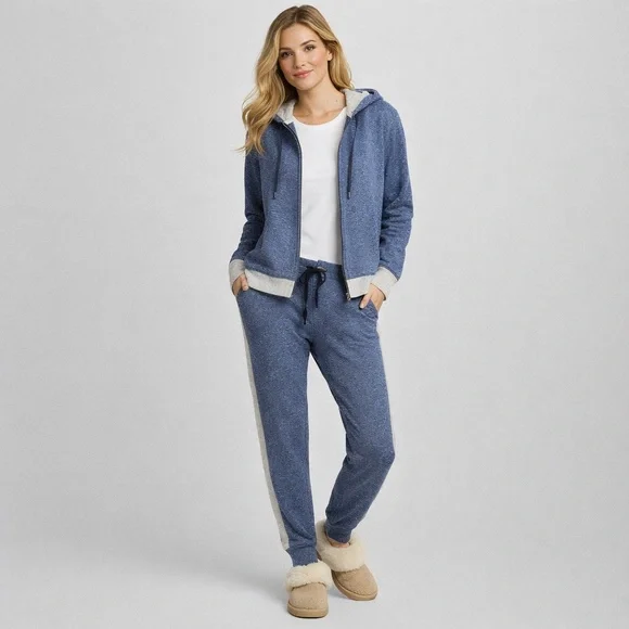 Cosabella Loungewear Set | Zip Hoodie & Jogger Pants | Luxury Homewear - Picture 1 of 12